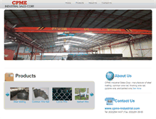 Tablet Screenshot of cpme-industrial.com